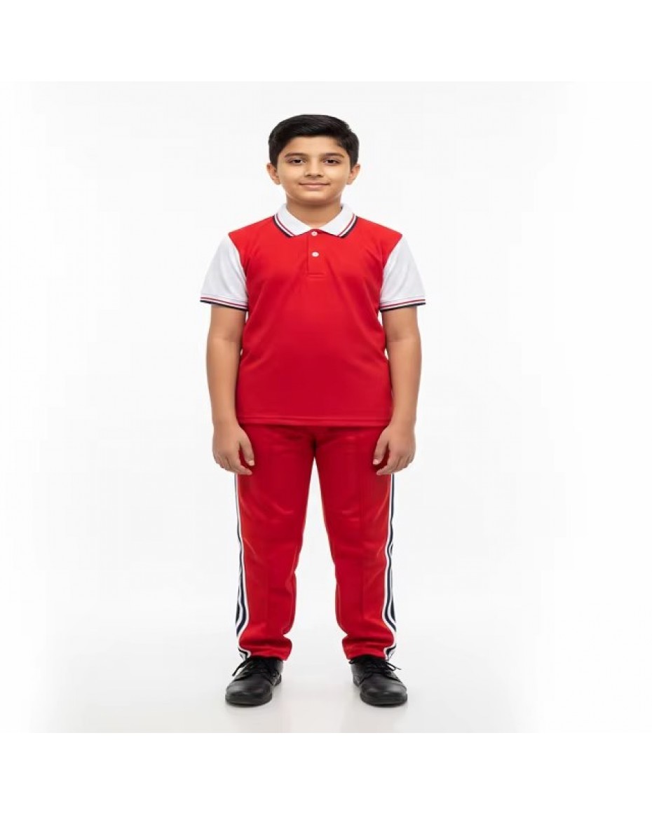 Children's Unisex School Football Sportswear Sets Breathable Polyester/Cotton Durable & Quick Dry