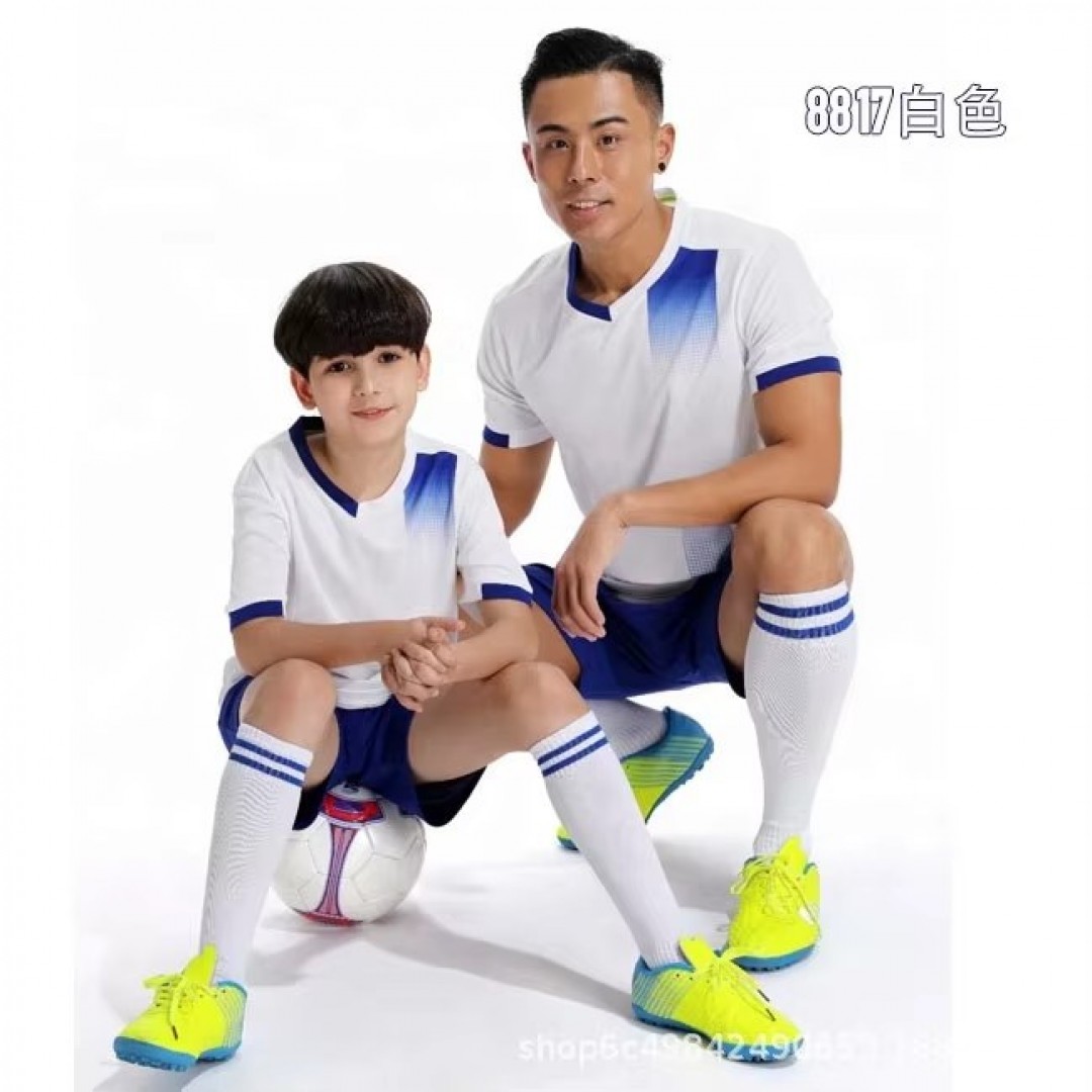 Parent Child Soccer Suit Football Jersey for Boys Football Suit Quick Drying Match Training Suit 5-day dispatch