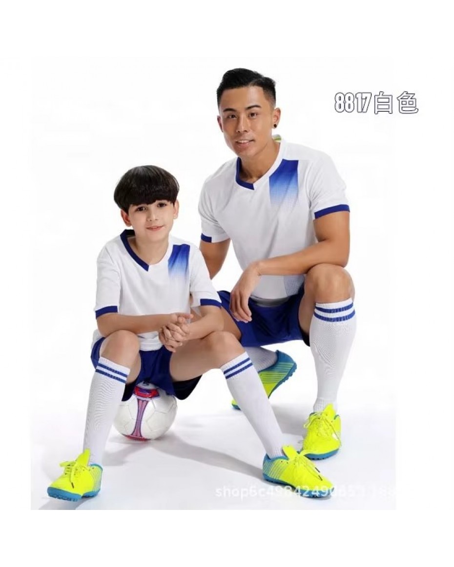 Parent Child Soccer Suit Football Jersey for Boys Football Suit Quick Drying Match Training Suit 5-day dispatch