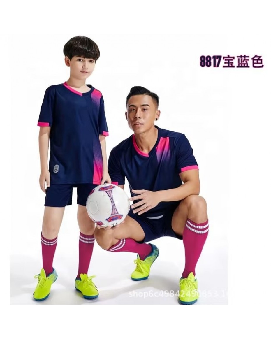 Parent Child Soccer Suit Football Jersey for Boys Football Suit Quick Drying Match Training Suit 5-day dispatch