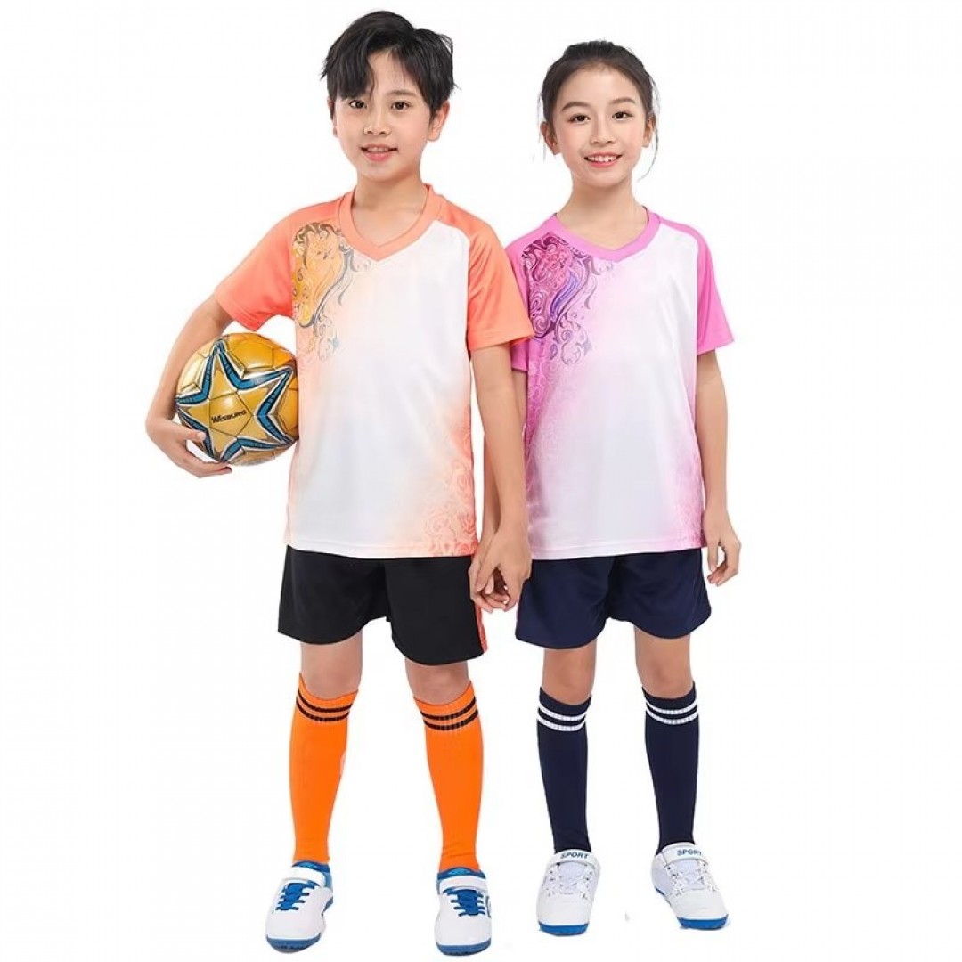New Design Name Football Jerseys High Quality Soccer Uniform Sets for Kids Delivery by Jun 20