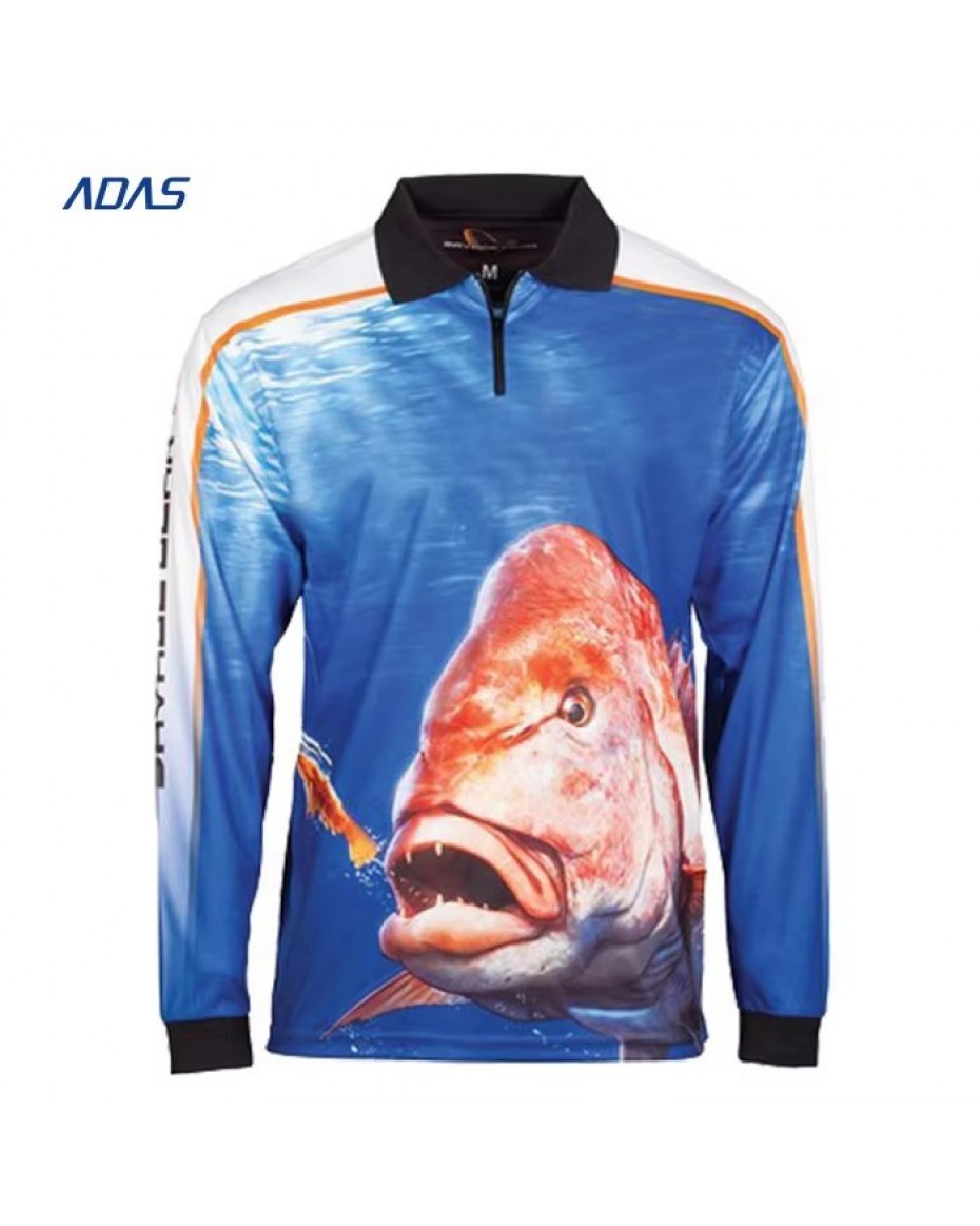 Children'S Breathable Children'S Fishing Shirt With Zipper 5-day dispatch