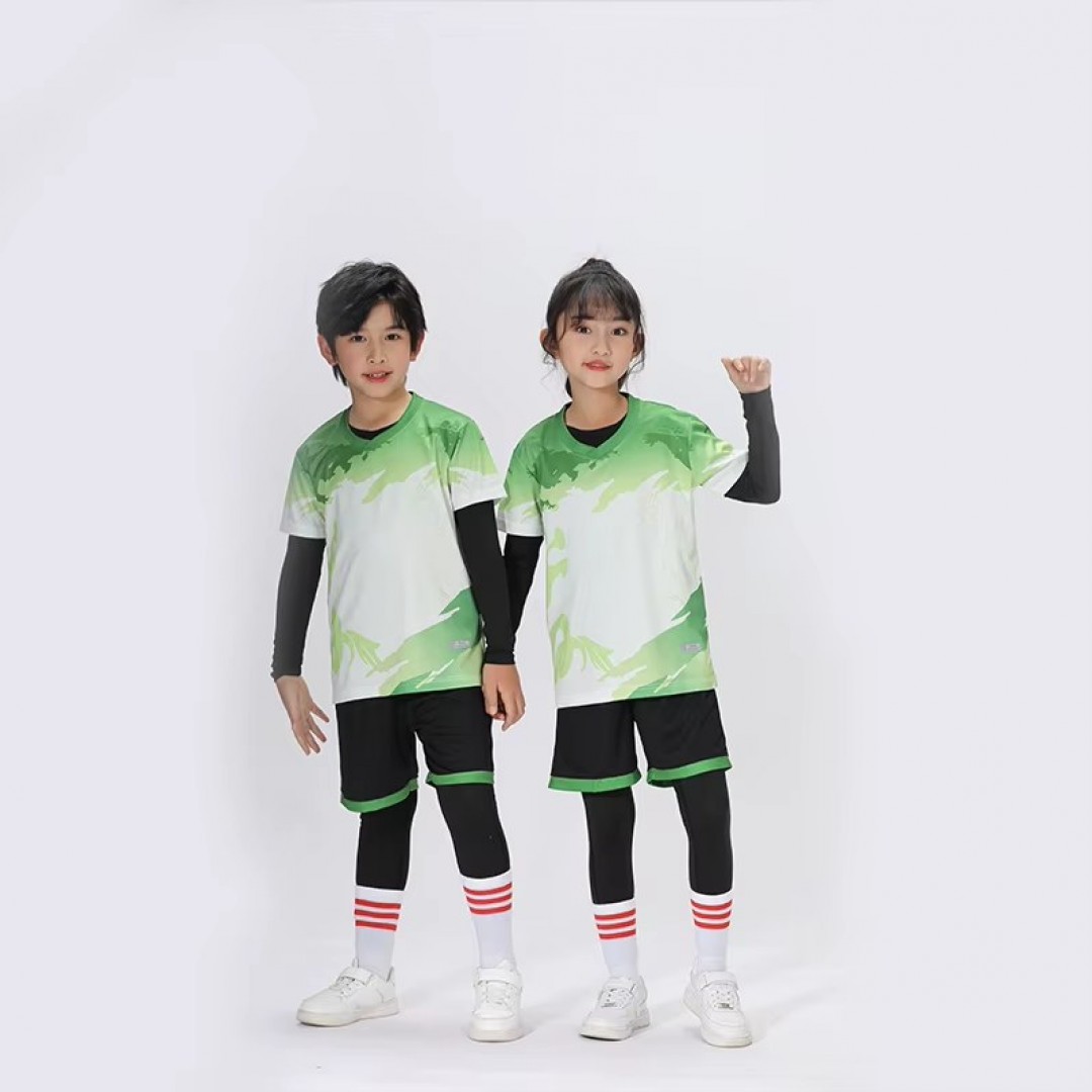 Top Quality Kids T-shirts Uniforms Set Soccer Jersey Youth Team Football Jersey Kids Jerseys