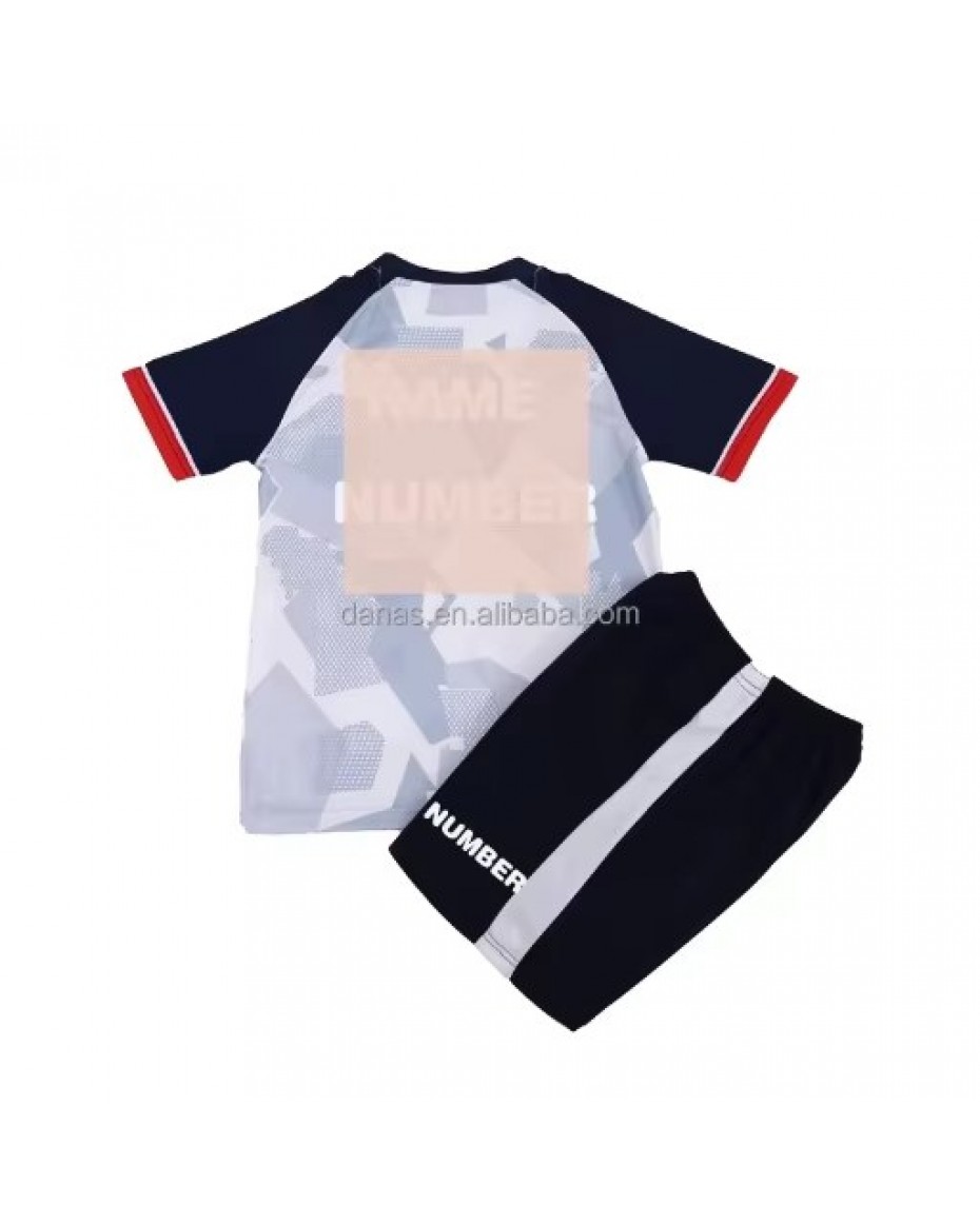Customize Quick Dry Soccer Jersey for Kids Top Quality Soccer Uniform for American Digital Printing Child Football Jersey Delivery by Jun 09