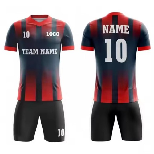24-25 Cross Border Men's and Children's Soccer Wear Training Suit Set Football Sportswear Kits for Games