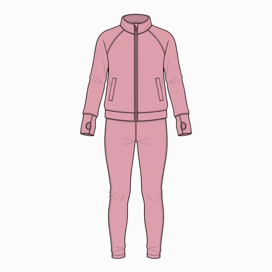 Factory Direct Sales Children Matching Set Badminton Sport Kids Tracksuit Set Acceptable Girls Clothing